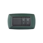 ELETTROCANALI SRL - ETNECL2984V-VN PLACCA MYLIFE 4 MOD.VULC.VERDE NOTTE