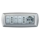ELETTROCANALI SRL - ETNECL2987AC PLACCA MYLIFE 7 MOD.ALLUMINIO CHIARO