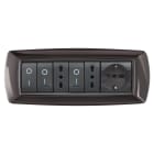 ELETTROCANALI - ETNECL2987GS PLACCA MYLIFE 7 MOD.GRIGIO SCURO