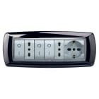 ELETTROCANALI - ETNECL2987MB PLACCA MYLIFE 7 MOD.METAL BLACK