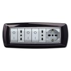 ELETTROCANALI - ETNECL2987NG PLACCA MYLIFE 7 MOD.NERO GLITTERING