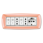 ELETTROCANALI SRL - ETNECL2987PO PLACCA MYLIFE 7 MOD.ARANCIO PASTELLO