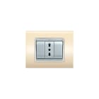 ELETTROCANALI - ETNECL3083A PLACCA NEWPRESTIGE 3 MODULI AVORIO