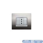 ELETTROCANALI - ETNECL3084AN PLACCA NEWPRESTIGE 4 MOD.ALLUMINIO N.