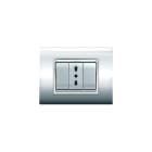 ELETTROCANALI - ETNECL3083CR PLACCA NEWPRESTIGE 3 MODULI CROMO