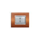 ELETTROCANALI SRL - ETNECL3083LC PLACCA NEWPRESTIGE 3 MOD.LEGNO CHIARO