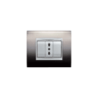 ELETTROCANALI - ETNECL3083MBS PLACCA NEWPRESTIGE 3 MOD.METAL BLACK SAT