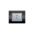 ELETTROCANALI - ETNECL3083N PLACCA NEWPRESTIGE 3 MODULI NERO
