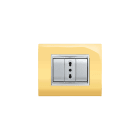 ELETTROCANALI SRL - ETNECL3083PY PLACCA NEWPRESTIGE 3 MOD.GIALLO PASTELLO