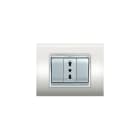 ELETTROCANALI - ETNECL3083WH PLACCA NEWPRESTIGE 3 MODULI BIANCO