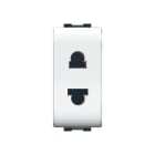 ELETTROCANALI - ETNECL4038WH PRESA EUROAMERICANA MYLIFE 2P16A BI.