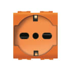 ELETTROCANALI - ETNECL4050AR PRESA ITA/TED TRIV.SIC.MYLIFE2P+T10/16A
