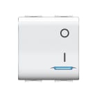 ELETTROCANALI - ETNECL409016WH COPRITASTO DOPPIO BIP.ILLUM.MYLIFE BI.