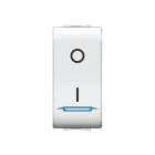 ELETTROCANALI - ETNECL40906WH COPRITASTO SING.ILLUM.MYLIFE INT.BIP BI