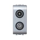 ELETTROCANALI - ETNECL4101TEC PRESA DEMIX TV SAT PAS.(M/F)MYLIFE 4DB T