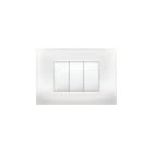 ELETTROCANALI SRL - ETNECMV6983WH PLACCA MIVIDA 3 MODULI BIANCO
