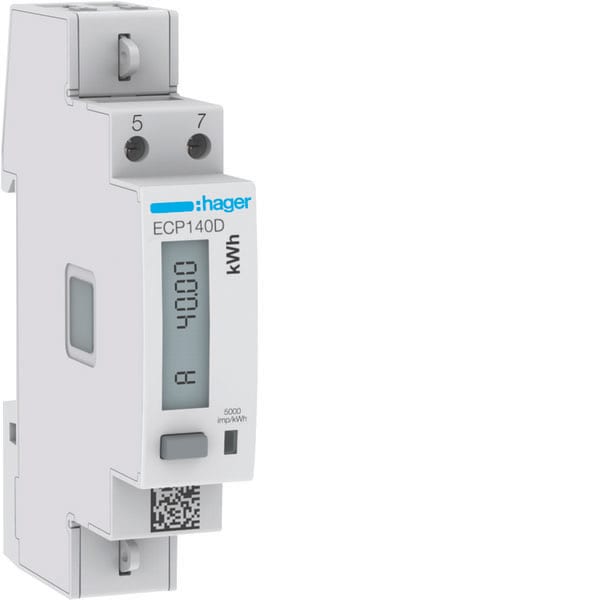 HAGER - HAGECP140D CONTATORE 1F DIR 40A USC IMP MID 1M