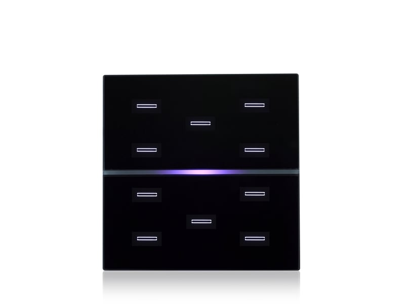 EELECTRON SPA - EEX9025GL10B03 DOPPIO VETRO 9025 10 CANALI - NERO + RGB
