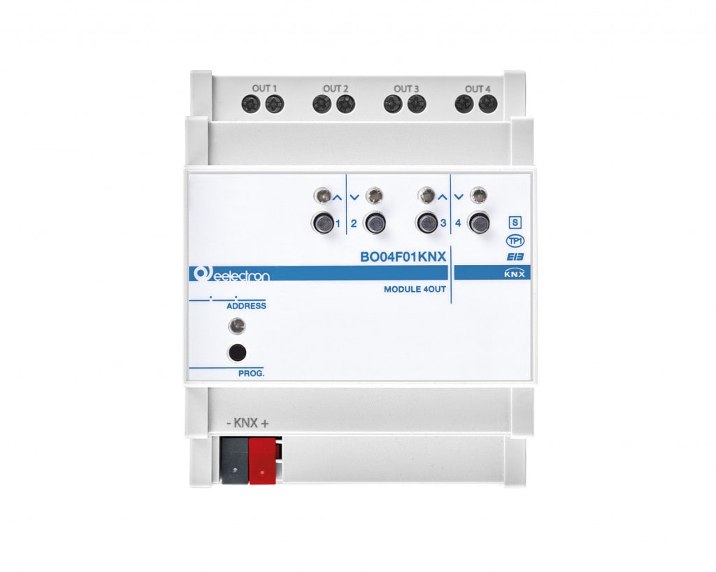 EELECTRON SPA - EEXBO04F01KNX MODULO DIN UNIV 4 OUT PLUS