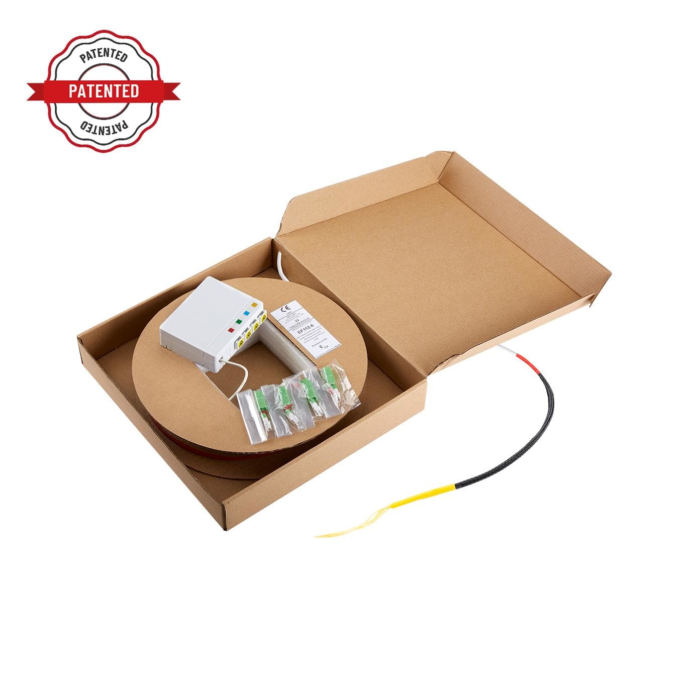 FAIT SRL - FIT3200004 EF4/20 - CAVO OTTICO 4F G.657A2 ECA EASY FIBER 20MT+STOA