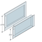 ABB SPA - ABBEH4083K PANN.CIECO RIENTRATO 400X800MM (HXL)