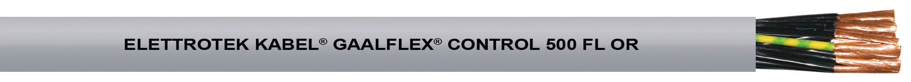ELETTROTEK KABEL SPA - EKB31450E50031M07 CONTROL 500 FL OR GREY 3G0.75