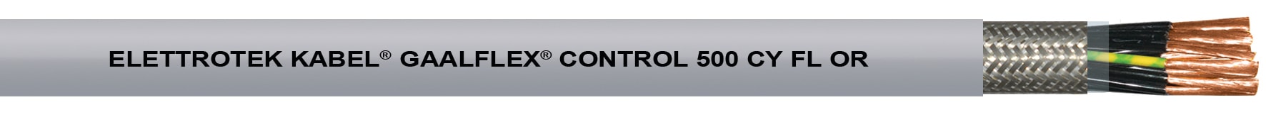 ELETTROTEK KABEL SPA - EKB31460E50051M10 CONTROL 500 CY FL OR GREY 5G1.00