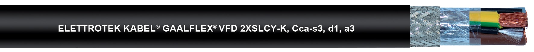 ELETTROTEK KABEL SPA - EKB33045G72037M68 VFD 2XSLCYK-J BLACK 3X120+3G16