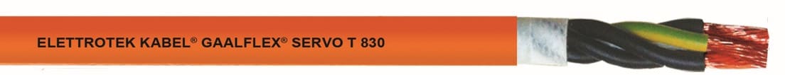 ELETTROTEK KABEL SPA - EKB37010HG0041A06 SERVO T 830 ORANGE 4GAWG6