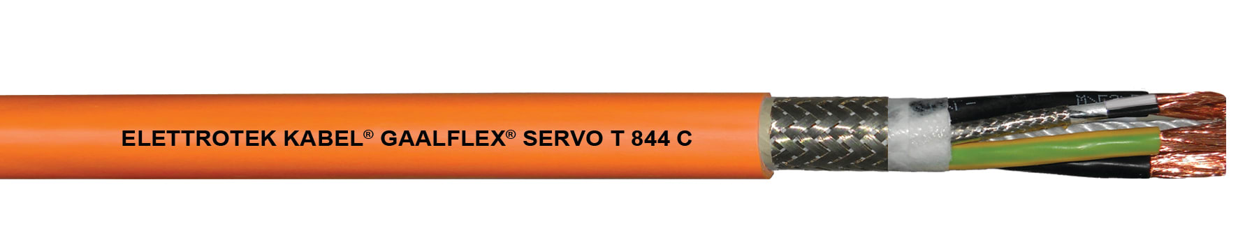 ELETTROTEK KABEL SPA - EKB37100HG004B900 SERVO T 844 C ORANGE 4GAWG16+(2XAWG16)C