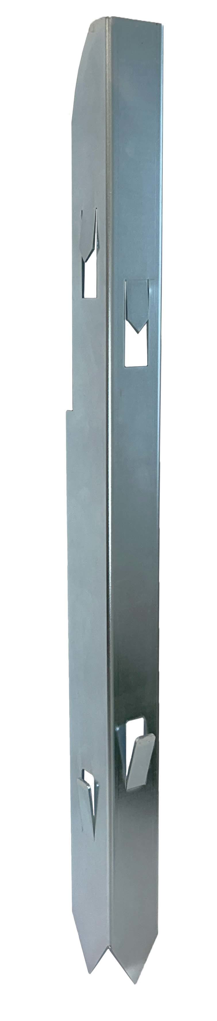 UNIERRE SRL UNIPERSO - URREL0060FZ PIANTONE ACCIAIO H377MM-PALI D.60MM HMAX