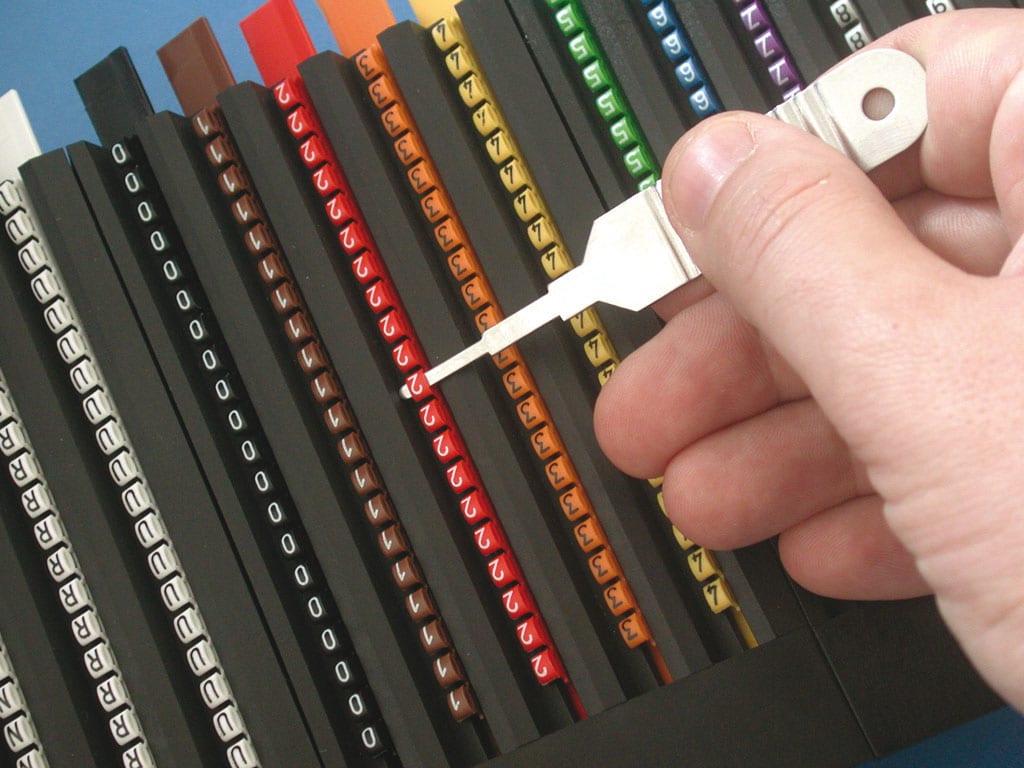 CEMBRE SPA - CEM23129-1 ELEMENTO DI SIGL.PMP-30 BIANCO - SIGLA 1