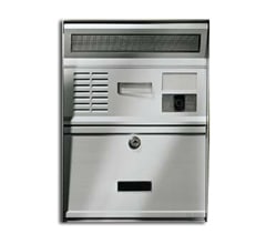 VIMAR SPA - VIW2550/301 TARGA PORTALETTERE 1 PULSANTE ALLUMINIO