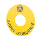 NEW ELFIN SRL - NEW020D36 TARGH.GIALLA 60 ARRET D URGENCE