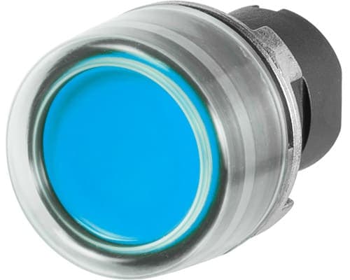 NEW ELFIN SRL - NEW020PICGBL PULSANTE INT.C.GOMMA BLU