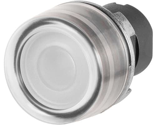 NEW ELFIN SRL - NEW020PLICGB PULSANTE LUM.INT.C.GOMMA BIANCO