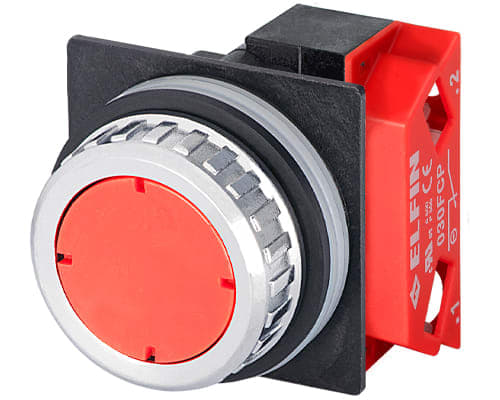 NEW ELFIN SRL - NEW030RIRFC PULSANTE ROSSO NC