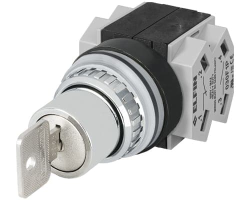 NEW ELFIN SRL - NEW030SCO2F13 SEL.CHIAVE 3P.CAM O 2NO+2NC (NSN)