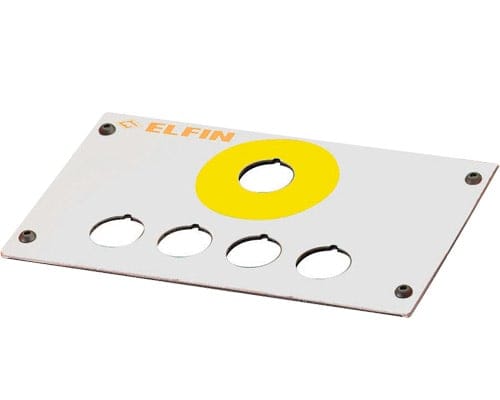 NEW ELFIN SRL - NEW060PP2MF PIASTRA PULS.2MANI FORATA