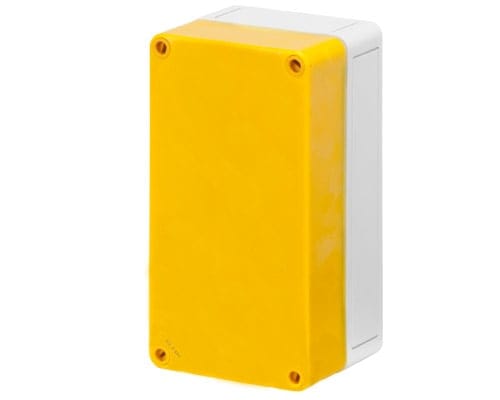 NEW ELFIN SRL - NEW080C0918-8G CASSETTA TPLAST.94X180X81 C.GIALLO