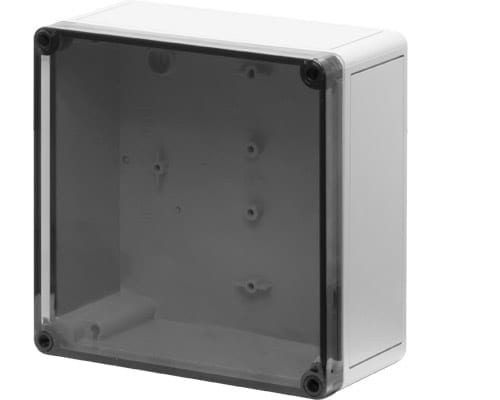NEW ELFIN SRL - NEW080C1818-9T CASSETTA TPLAST.180X182X90 COP.TRAS