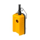 NEW ELFIN SRL - NEW080R140-GP1 PULS.REMOTA 140MM GIALLA 1 FORO