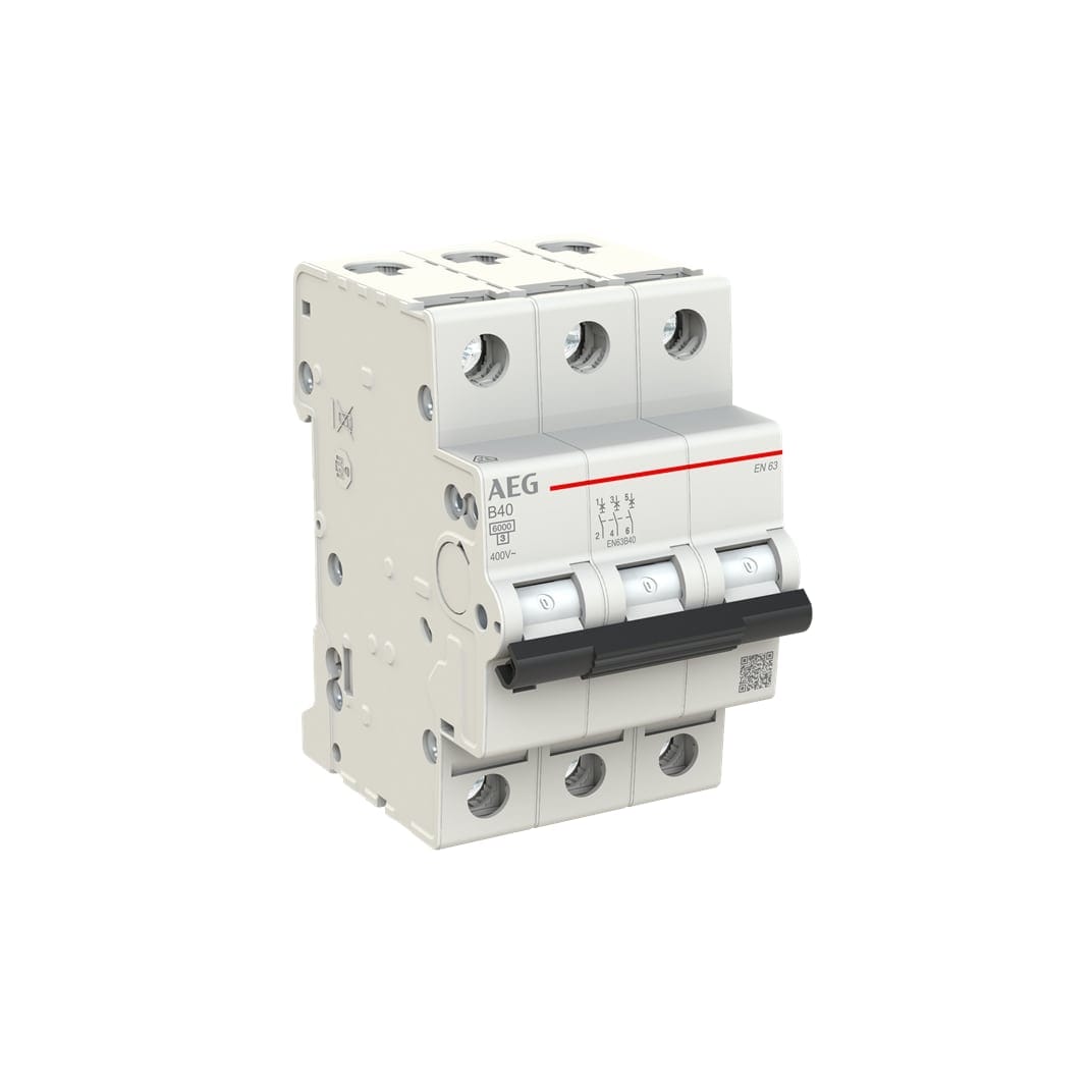 ELETTRA SRL AEG - AEGEN63B40 INT.AUT.AEG EN60 3P B 40A 6KA 3M