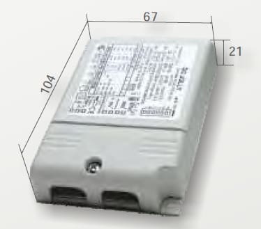 ELCOM SRL - EOW03150 DRIVER 350-900MA 20W 1.10V-PUSH IP20
