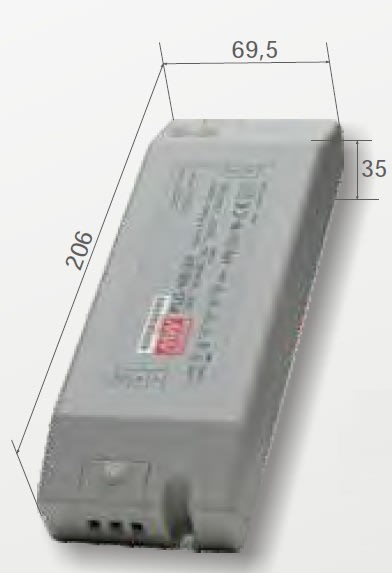 ELCOM SRL - EOW07260 DRIVER 24V 100W CLASSE II IP20