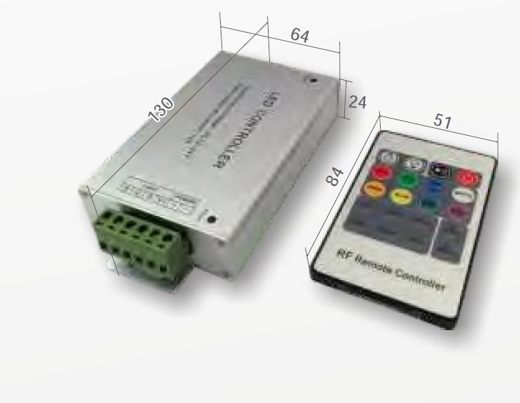 ELCOM SRL - EOW09000 CONTROLLER RGB+TC 12/24V 36/72W
