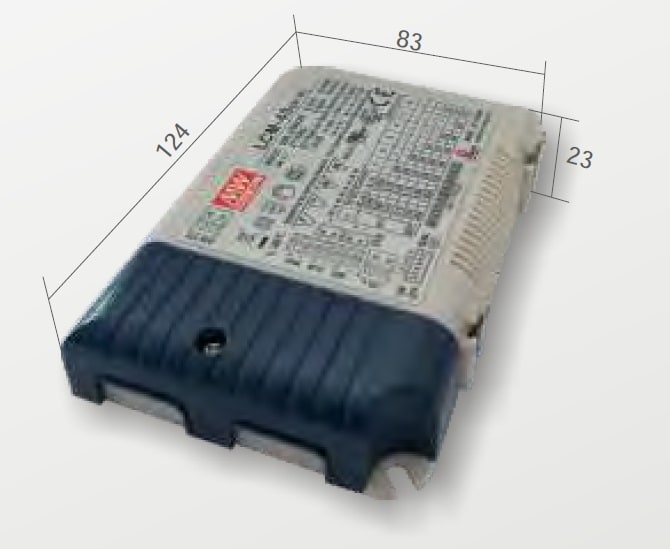 ELCOM SRL - EOW09232 DRIVER 500-1400MA 60W 1-10V IP20 MW