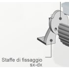 ELCOM SRL - EOW14035-01 STAFFE L SX E DX PER D20 BIANCHE