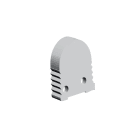 ELCOM SRL - EOW14231-01 TAPPO PC BIANCO 1813 COP.OPALE TONDA
