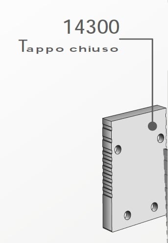 ELCOM SRL - EOW14300-01 TAPPO CH BIANCO 3546